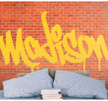Graffiti Typography Art graffiti wall mural - TenStickers