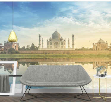 Fototapete Städte taj mahal reflexion - TenStickers