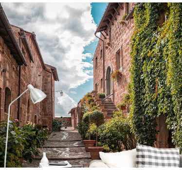 Fototapete Städte charmante italienische straße - TenStickers