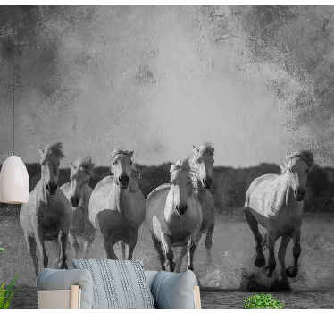 Fototapeta biegnące konie - TenStickers