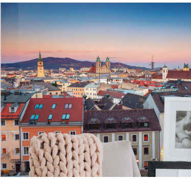 Fototapete Linz österreich stadt - TenStickers