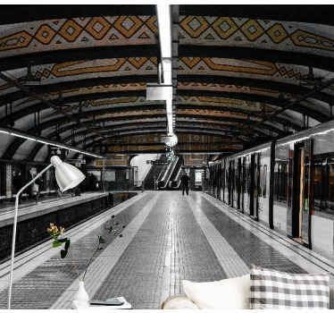 Fototapete Städte u-bahn-station architektur - TenStickers