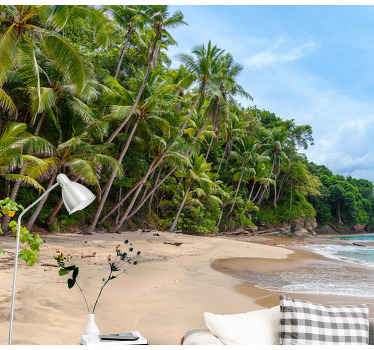 Beach paradise nature wall mural - TenStickers