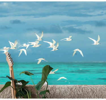 Fotomural animale Pájaros volando - TenVinilo