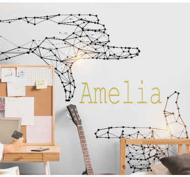 Interaktiv håndbevægelse personlig fototapet - TenStickers