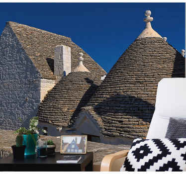 Trulli-tage fototapet af byer - TenStickers