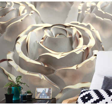 Elegant Rose Formation wall mural roses - TenStickers