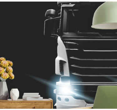 Mural de vehículos camión pesado delantero - TenVinilo