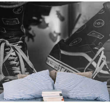 音乐照片墙 磁带袜 - TenStickers