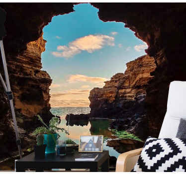 Hule havudsigt landskab fototapet - TenStickers