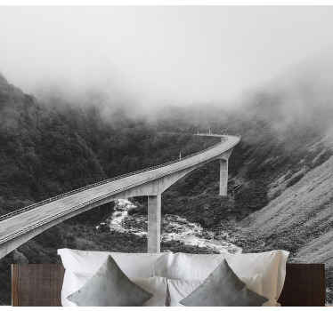 Fotomural 3D Puente misterioso - TenVinilo
