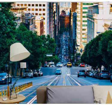 3dサンフランシスコの通り3d壁画 - TENSTICKERS