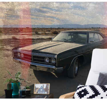Classic Car Nostalgia wall mural vehicle - TenStickers