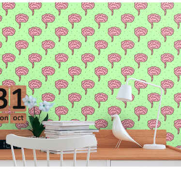 Ostale zidne freske stilizirani cvjetovi mozga - TenStickers