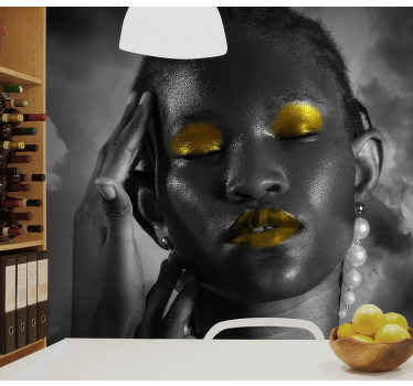 Striking Beauty Portrait people wall mural - TenStickers