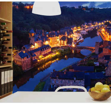 fototapety na stenu mesta svetlá stredovekej dediny - Tenstickers