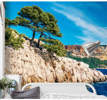 Fototapeta natura nadmorski krajobraz sosnowy - TenStickers