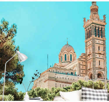 Notre dame de la garde nappali falfestmény - TenStickers