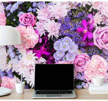 Floral Bouquet Arrangement flower wall mural - TenStickers