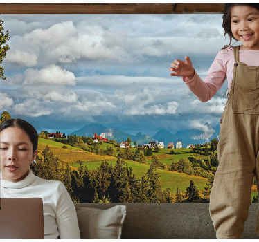 Tatry Landscape Mountain wall mural - TenStickers