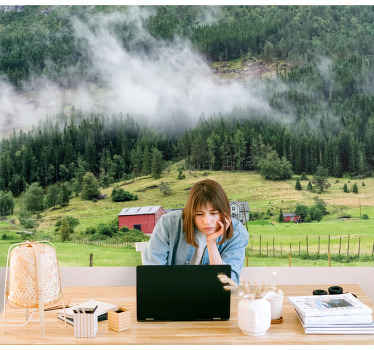 Fototapeta natura las norweski - TenStickers