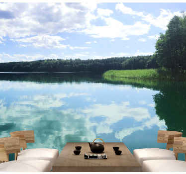 波兰马祖里湖湖壁画 - TenStickers