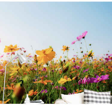 Mješavina vrsta cvijeća zidni zid - TenStickers