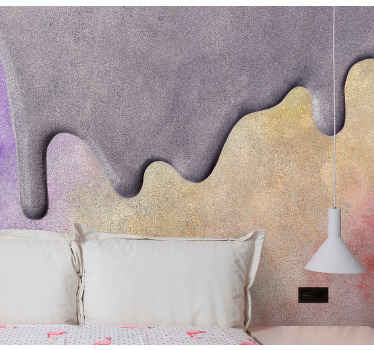 Fotomural abstracto Mano dibujar colores splash - TenVinilo