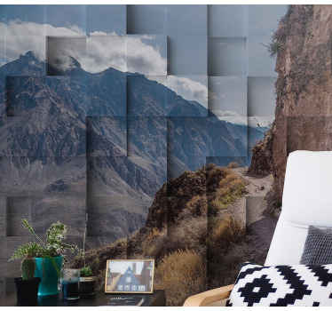 Fotomural naturaleza Montañas cañón del colca - TenVinilo