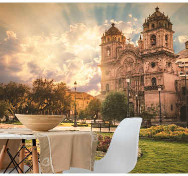 Fotomural naturaleza La ciudad andina de cusco - TenVinilo