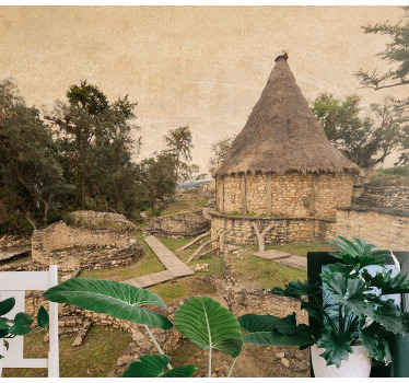 Fotomural naturaleza Kuelap en el norte de perú - TenVinilo