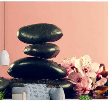 soothing landscape wall mural - TenStickers