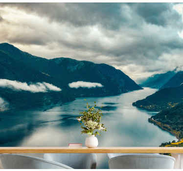 노르웨이 풍경 물 자연 벽 벽화 - TenStickers