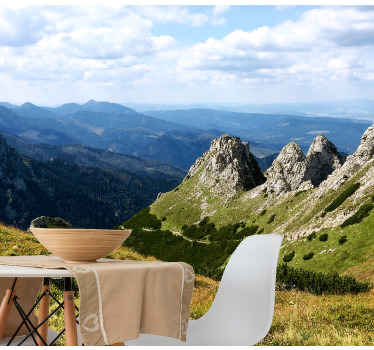 Krásna zelená tatranská hora fototapeta - Tenstickers