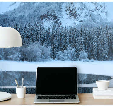 fototapetpentru terenul și lacul winder - TenStickers