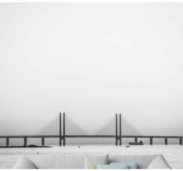 厄勒海峡水下桥梁丹麦壁画 - TenStickers