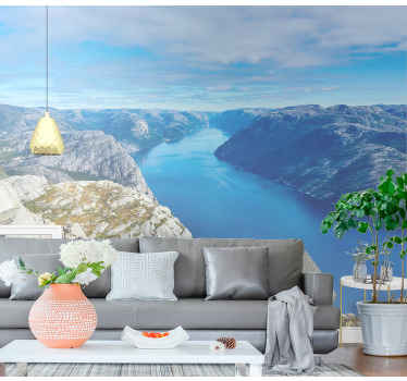 Preikestolen Norway wall mural - TenStickers