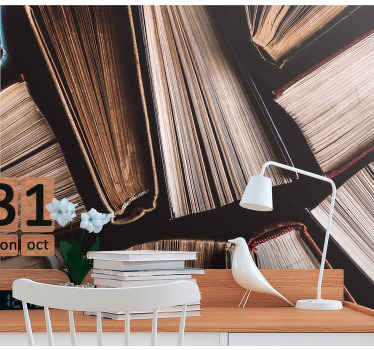 Fototapete Vintage Gebundene bücher - TenStickers