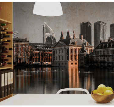 Netherlands the Hague city centre wall mural - TenStickers