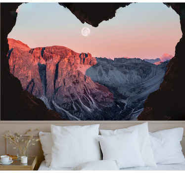 Fototapete Hochzeit Der berg in ein herz - TenStickers