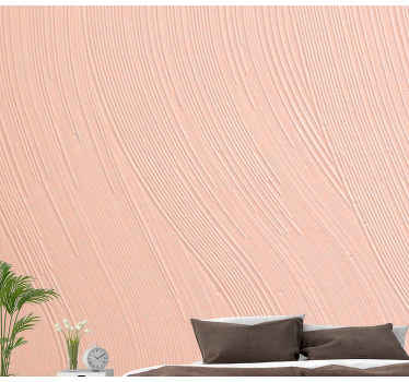 Fotomural habitación matrimonio Pintura de pincel pastel - TenVinilo