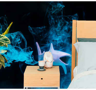 Figurky žraloků ve vodním manželství fototapeta - TenStickers