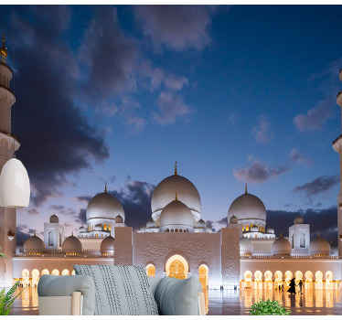 Emirates Sheikh Zayed mosque wall mural - TenStickers