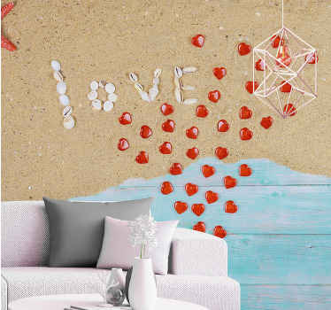 Marine kjærlighet fototapet sagn - Tenstickers