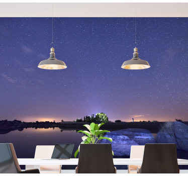 Maisema barruecossa järvi valokuvatapetti - Tenstickers