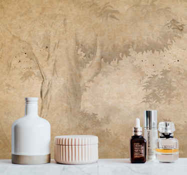 Fotomural naturaleza Paisaje de la selva tropical de la vendimia - TenVinilo