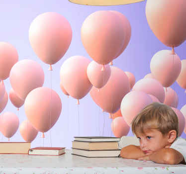 풍선 배열 디자인 어린이 벽 벽화 - TenStickers
