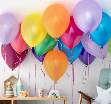 Colorful balloons Kids wall Murals - TenStickers