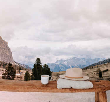 Papier peint mural desert Ciel nuageux - TenStickers