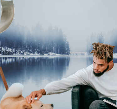 Fototapete Natur Winternebelwald - TenStickers